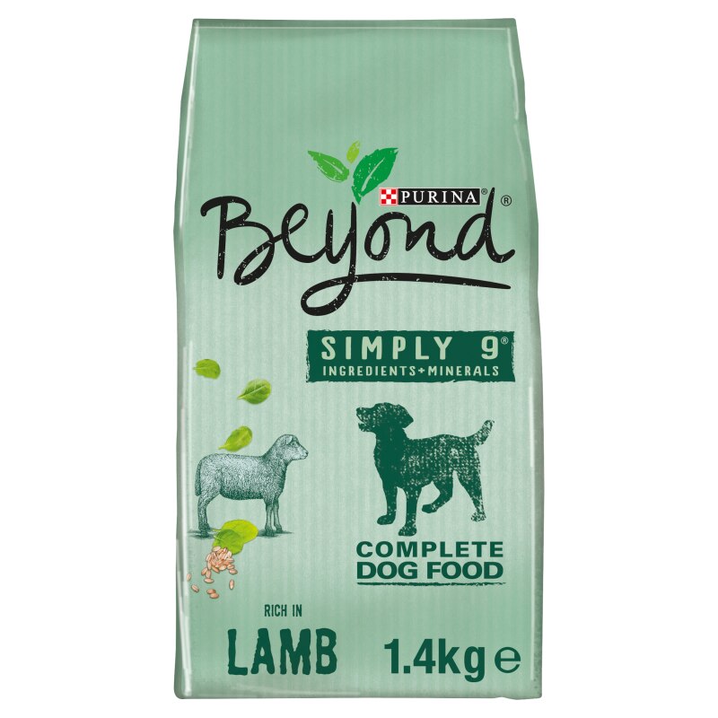 Beyond Simply 9 Adult Dry Dog Food Rich In Lamb With Whole Barley - 1.4kg